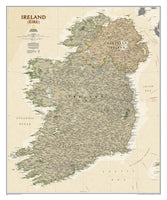 Ireland Executive Wall Map by National Geographic