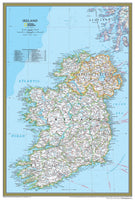Ireland Wall Map by National Geographic