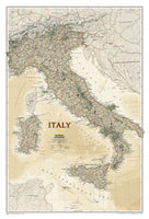 Italy Executive Wall Map by National Geographic
