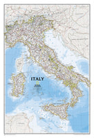 Italy Wall Map by National Geographic