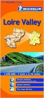 Loire Valley (Pays de la Loire) Road Map by Michelin