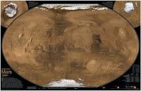 Destination Mars Wall Map by National Geographic