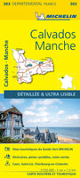 France Calvados Manche by Michelin (303 Departemental)