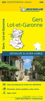France Gers Lot-et-Garonne by Michelin (336 Departemental)