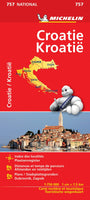 Croatia Croatie by Michelin (757 National)