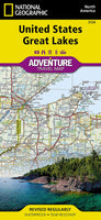 Great Lakes United States Adventure Travel Map (3124) by National Geographic