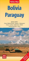 Nelles Bolivia/Paraguay Map Folded
