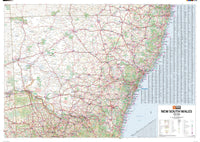 New South Wales State Wall Map (11th Edition) by Hema Maps