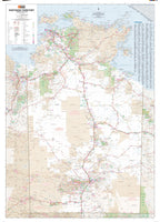 Northern Territory Super Wall Map by Hema Maps