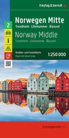 Norway Middle Road & Leisure Map by Freytag & Berndt (2026)