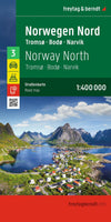 Norway North Road Map by Freytag & Berndt (2026)