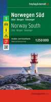 Norway South Road & Leisure Map by Freytag & Berndt (2026)