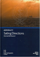 NP32A ADMIRALTY SAILING DIRECTIONS  China Sea Vol. 3 2022
