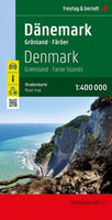 Road map - Denmark, Faroe Islands & Greenland | Freytag & Berndt
