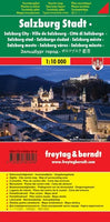 Salzburg City Map by Freytag & Berndt (2016)