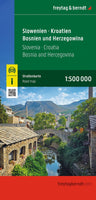 Slovenia, Croatia, Bosnia & Herzegovina Road Map by Freytag & Berndt (2026)