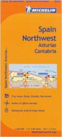 Spain: Asturias & Cantabria Road Map by Michelin