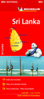 Sri Lanka Road Map by Michelin