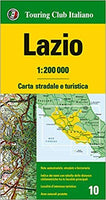 Italy Lazio by Touring Club Italiano (TCI)