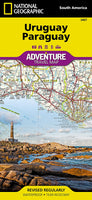 Uruguay & Paraguay Adventure Travel Map (3407) by National Geographic (2019)