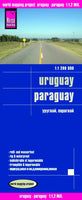Uruguay & Paraguay Road Map by Reise Know-How