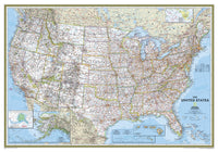 USA Wall Map by National Geographic