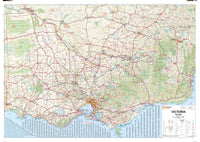 Victoria State Wall Map by Hema Maps