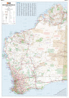 Western Australia Super Wall Map by Hema Maps