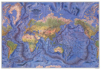 World Ocean Floor Wall Map by National Geographic
