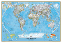 World Political Wall Map by National Geographic