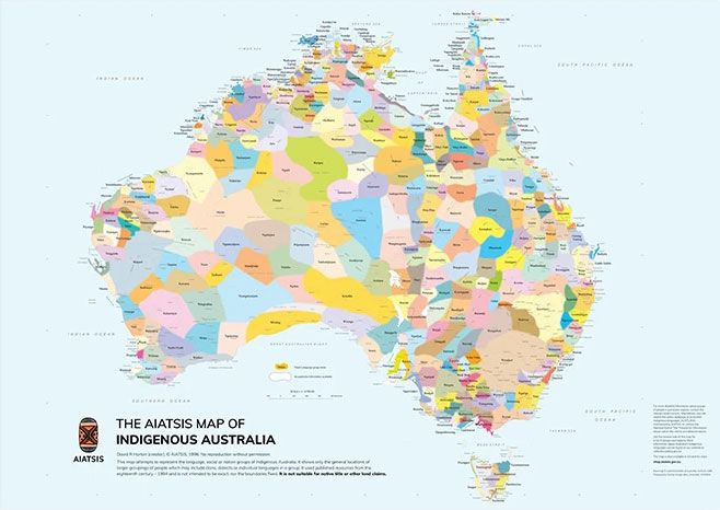 The AIATSIS Large Wall Map of Indigenous Australia