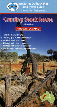 Canning Stock Route Road Map 5th Edition by Westprint 2011