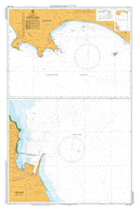 Nautical Chart AUS 140 Approaches to Portland 2001