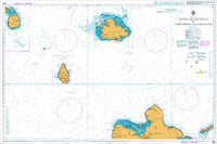 Nautical Chart BA 585 Nevis and Antigua to Northern Guadeloupe 1994