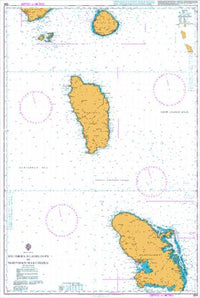 Nautical Chart BA 594 Southern Guadeloupe to Northern Martinique 1994