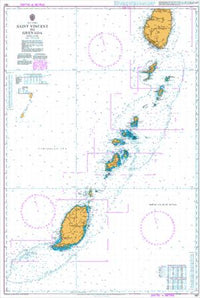 Nautical Chart BA 597 Saint Vincent to Grenada 1995