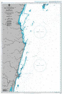 Nautical Chart BA 678 Ile aux Nattes to Tamatave 1965
