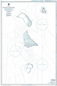 Nautical Chart BA 700 Maiana to Marakei 1964