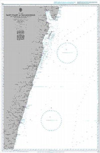 Nautical Chart BA 759 Baie dAntongil to Farafangana 1966