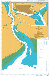 Nautical Chart BA 833 Rangoon River and Approaches 2013