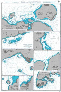 Nautical Chart BA 927 Plans in the Sulu Archipelago 1982