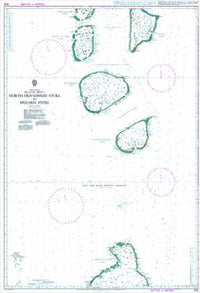 Nautical Chart BA 1012 North Huvadhoo Atoll to Mulaku Atoll 1992