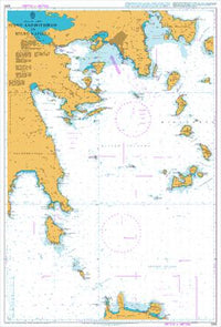 Nautical Chart BA 1093 Steno Andikithiron to Steno Kafirea 2014