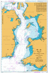 Nautical Chart BA 1121 Irish Sea with Saint Georges Channel and North Channel 2000