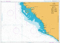 Nautical Chart BA 1147 Cabo Roxo to Monrovia 1995