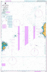 Nautical Chart BA 1148 Isles of Scilly to Lands End 2014