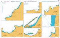 Nautical Chart BA 1215 Plans on the Coast of Angola 1981