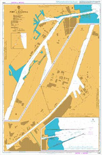 Nautical Chart BA 1445 Port of Ravenna 2010