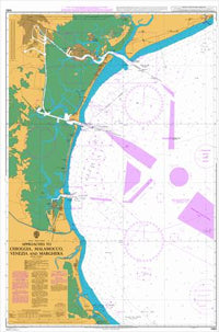Nautical Chart BA 1483 Approaches to Chioggia Malamocco Venezia and Marghera 2010