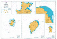Nautical Chart BA 1595 Ilhas do Principe de Sao Tome and Isla Pagalu 1995